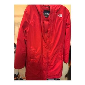 The North Face Vibrant Red Arctic Parka Coat